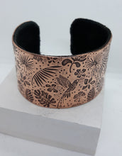 Load image into Gallery viewer, Hummingbird Cuff Bracelet, Custom Made Bracelet, Hummingbird, Copper Cuff Bracelet, Boho Bracelet, 7th Anniversary Gift, Jewelry, Gift, Cuff
